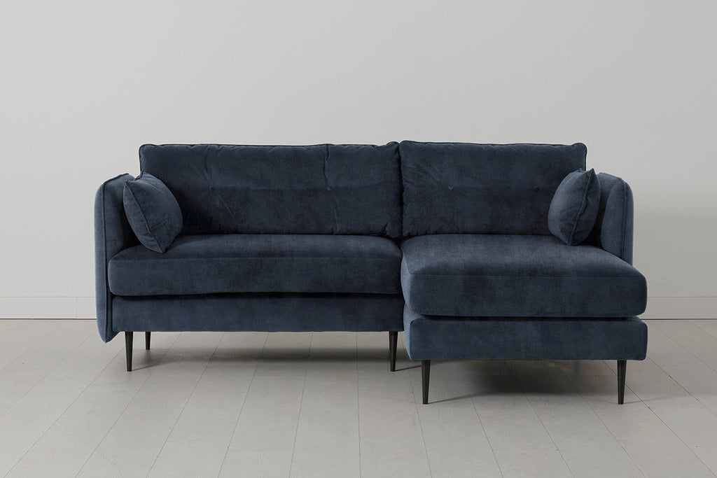 Modell 19 3-Sitzer Sofa mit rechter Chaiselongue, Ocean