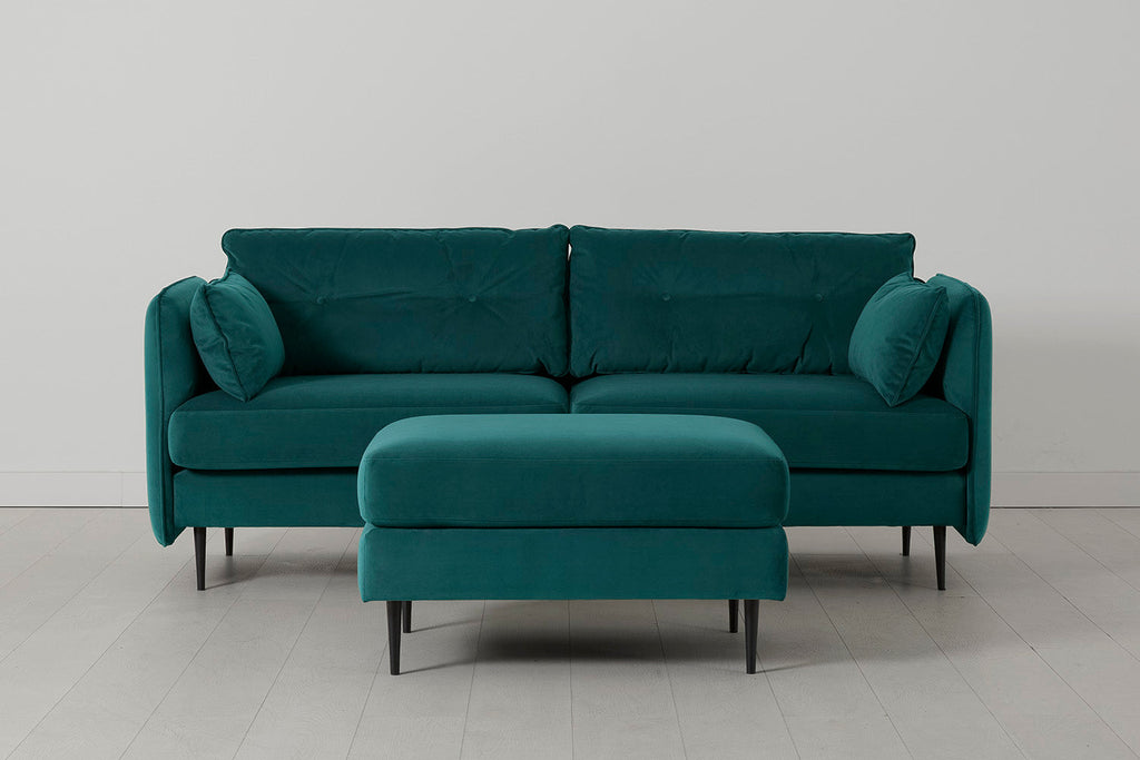 Modell 19 Dreisitzer-Sofa, Kingfisher
