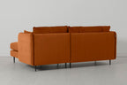 Modell 19 3-Sitzer Sofa mit Recamiere rechts, Bronze