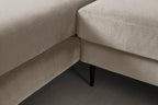 Modell 19 3-Sitzer Chaiselongue Rechts, Kreide