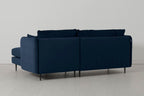 Modell 19 3-Sitzer Sofa mit Recamiere rechts, Indigo