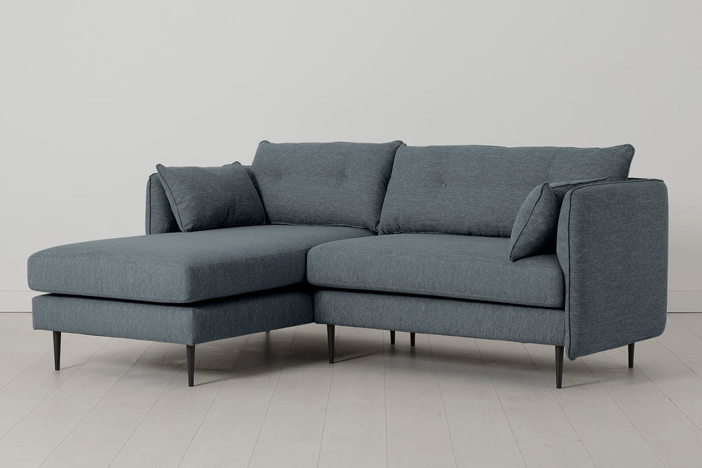 Modell 19 3-Sitzer Sofa mit linker Chaiselongue, Marine
