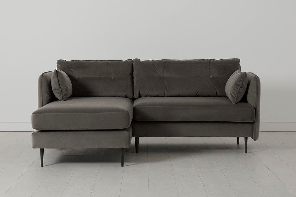 Modell 19 3-Sitzer Sofa mit linker Chaiselongue, Elefant