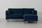 Modell 19 3-Sitzer Sofa mit Recamiere rechts, Indigo