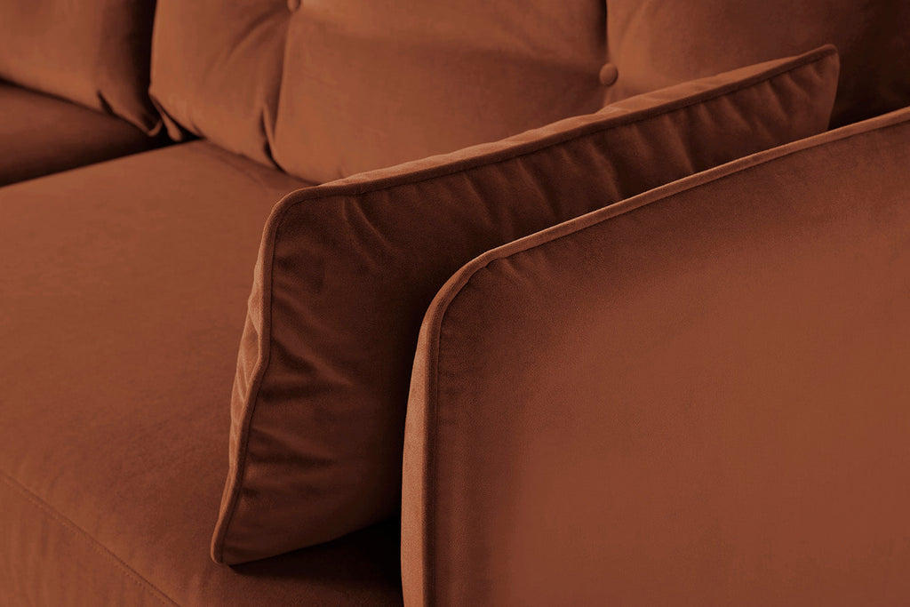 Modell 19 3-Sitzer Sofa mit linker Chaiselongue, Umbra