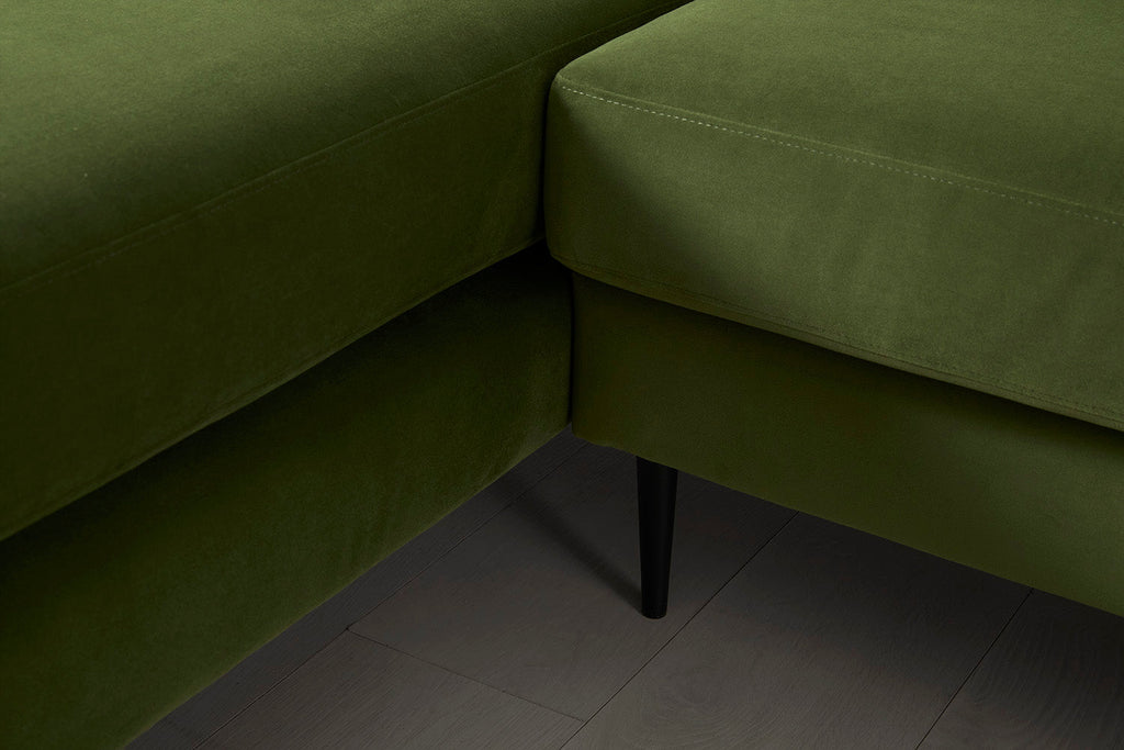 Modell 19 3-Sitzer Sofa mit rechter Chaiselongue, Vine