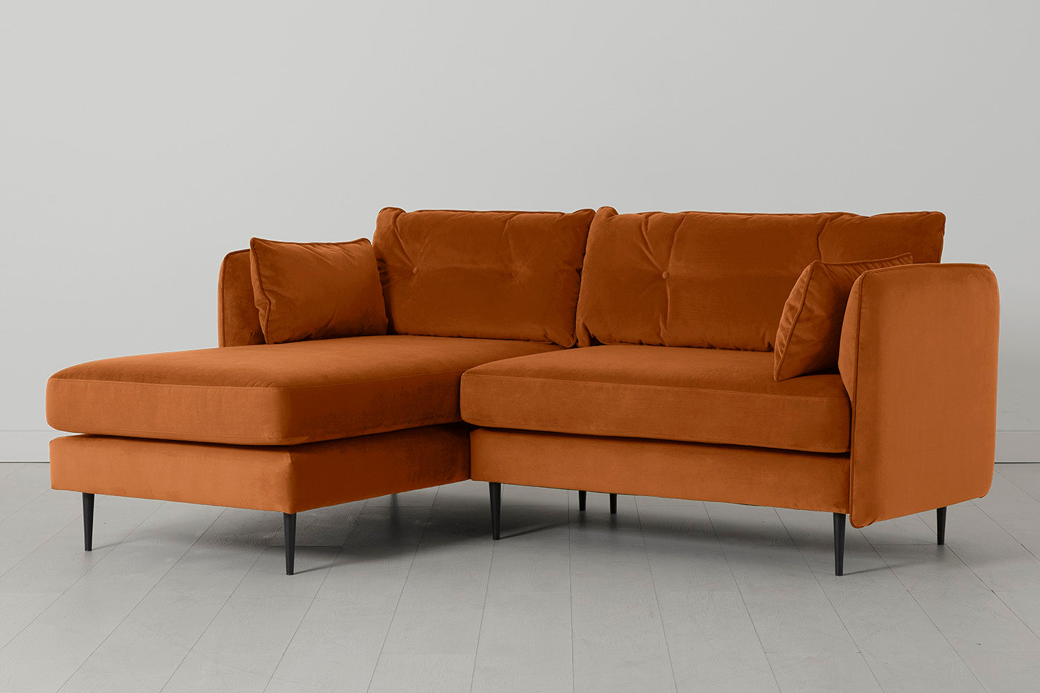 Modell 19 3-Sitzer Sofa mit linker Chaiselongue, Bronze