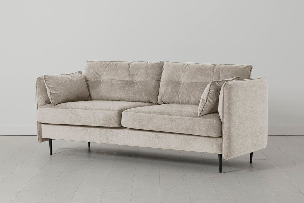 Modell 19 Dreisitzer-Sofa, Kreide