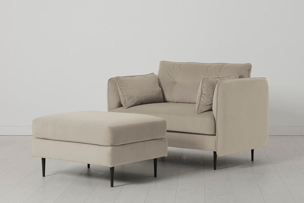 Modell 19 Zweiersofa, Knochen