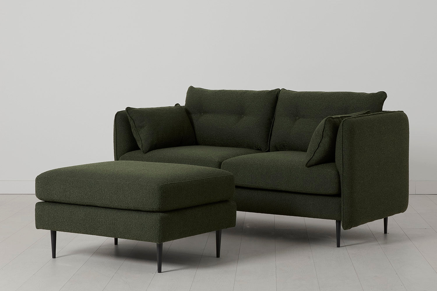 Modell 19 2-Sitzer Sofa mit Ottomane, Fern