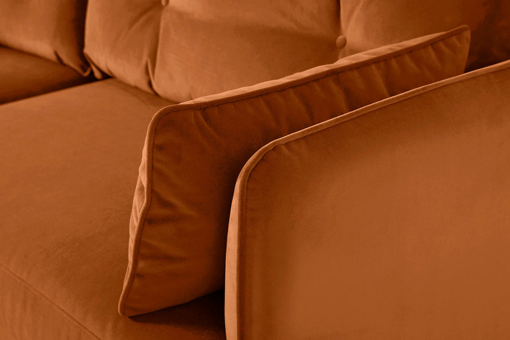Modell 19 3-Sitzer Sofa mit linker Chaiselongue, Bronze