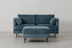 Modell 19 2-Sitzer Sofa mit Ottoman