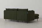 Modell 19 Dreisitzer Sofa mit linker Chaiselongue, Farn