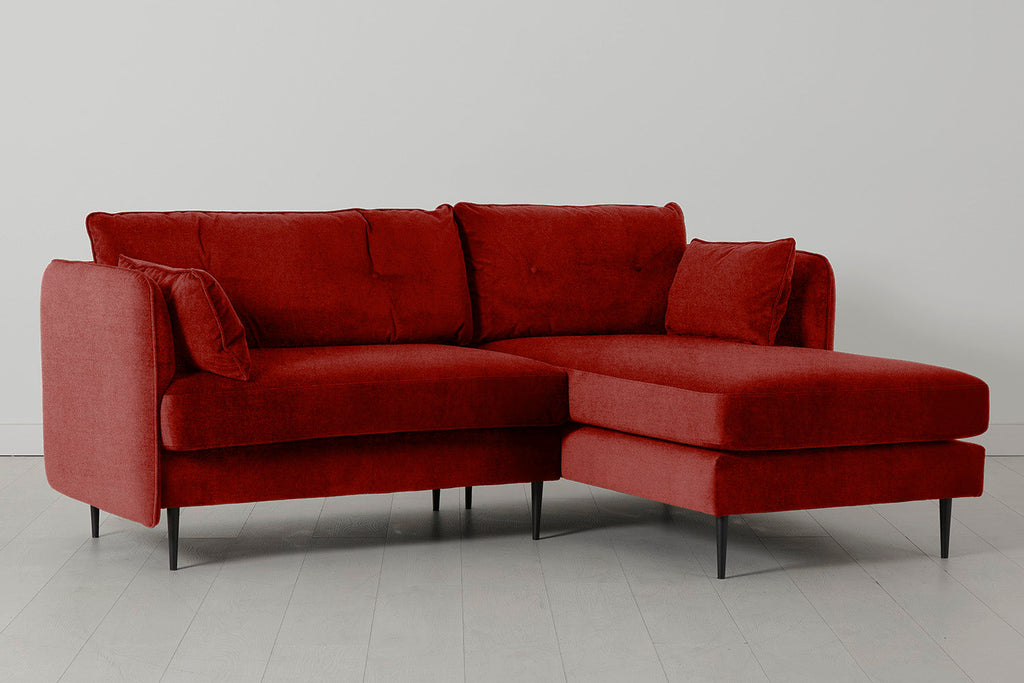 Modell 19 3-Sitzer Sofa mit rechter Chaiselongue, Harissa