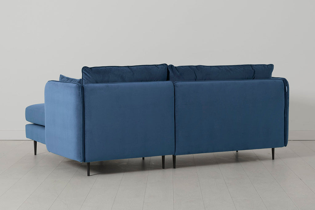 Modell 19 3-Sitzer Sofa mit rechter Chaiselongue, Petrol