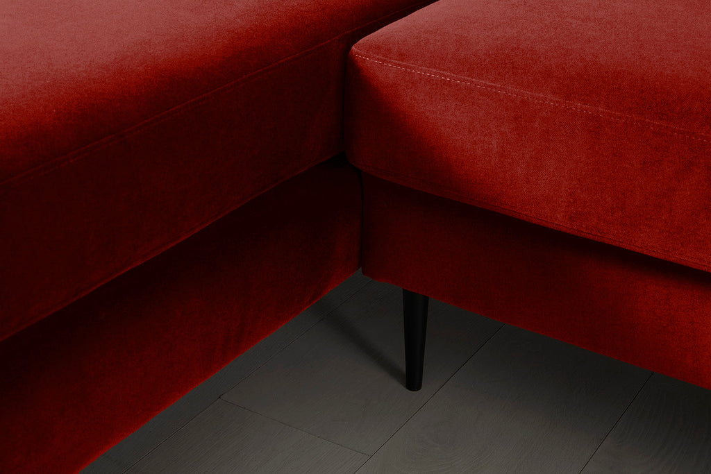 Modell 19 3-Sitzer Sofa mit linker Chaiselongue, Harissa