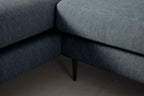 Modell 19 3-Sitzer Sofa mit linker Chaiselongue, Marine