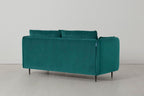 Modell 19 2-Sitzer Sofa mit Ottoman, Kingfisher