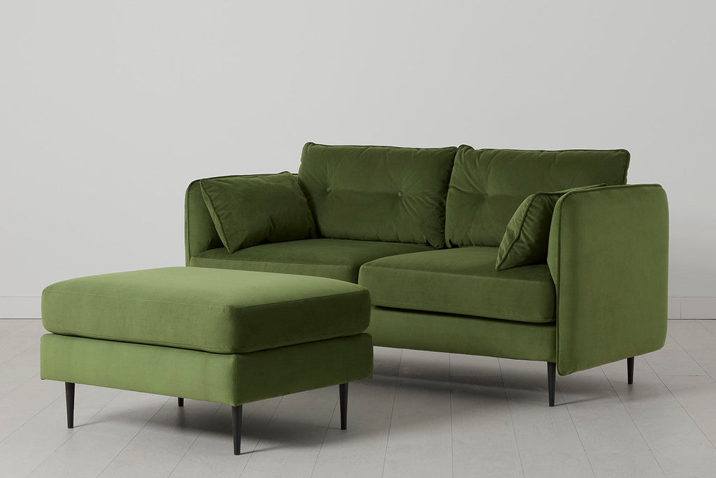 Modell 19 Zweisitzer-Sofa mit Ottomane, Vine
