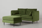 Modell 19 Zweisitzer-Sofa mit Ottomane, Vine