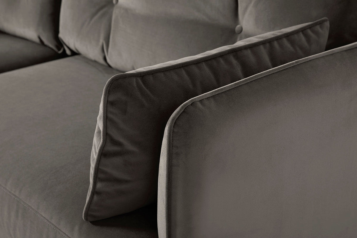 Modell 19 3-Sitzer Sofa mit rechter Récamiere, Elephant