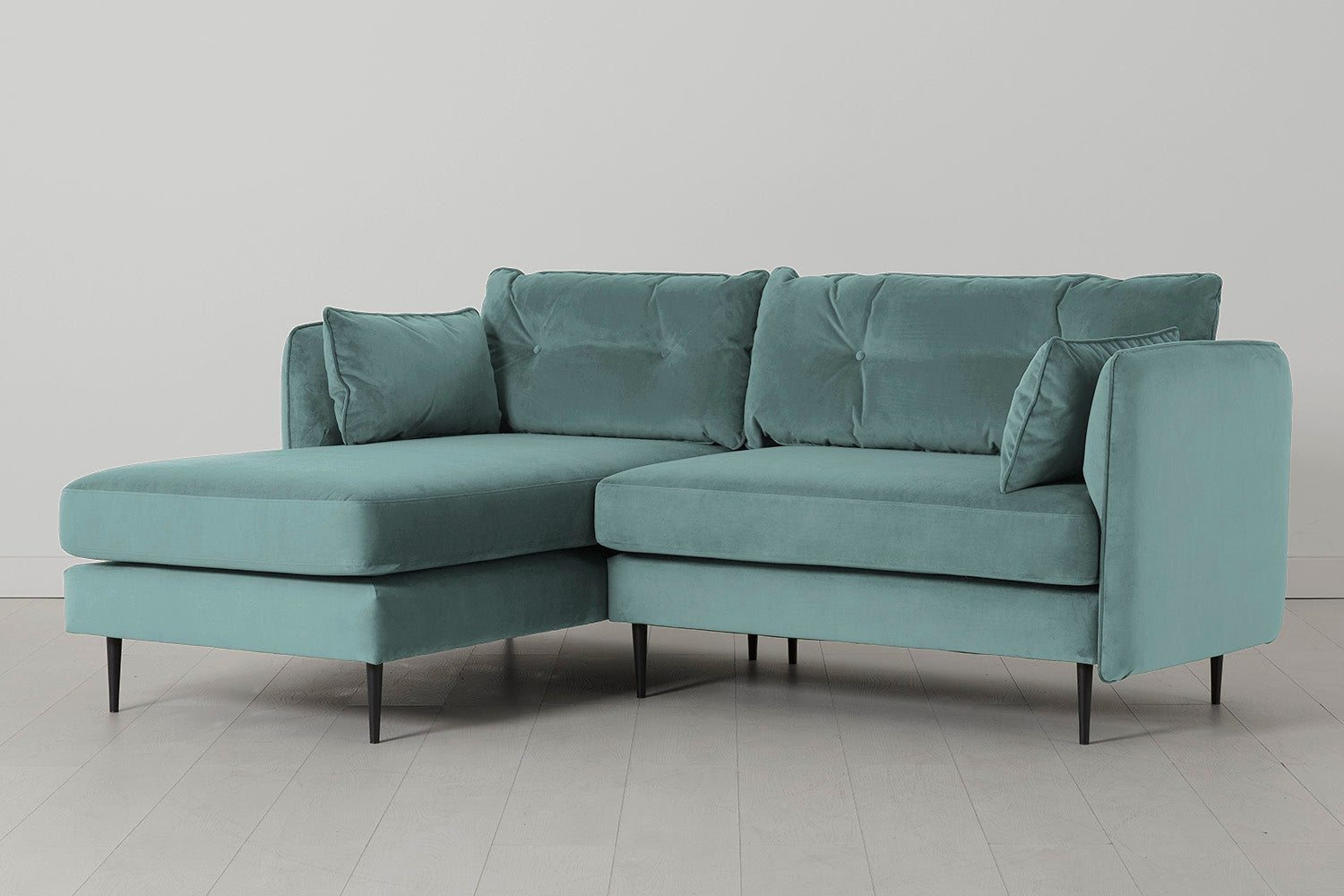 Modell 19 3-Sitzer Sofa mit linker Chaiselongue, Airforce