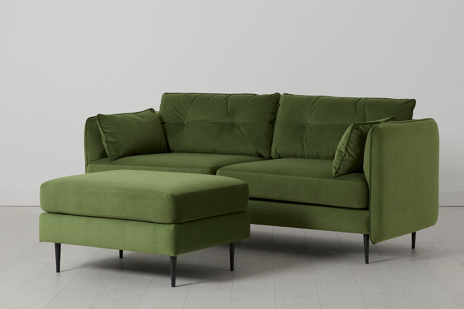 Modell 19 3-Sitzer Sofa mit Ottomane, Vine
