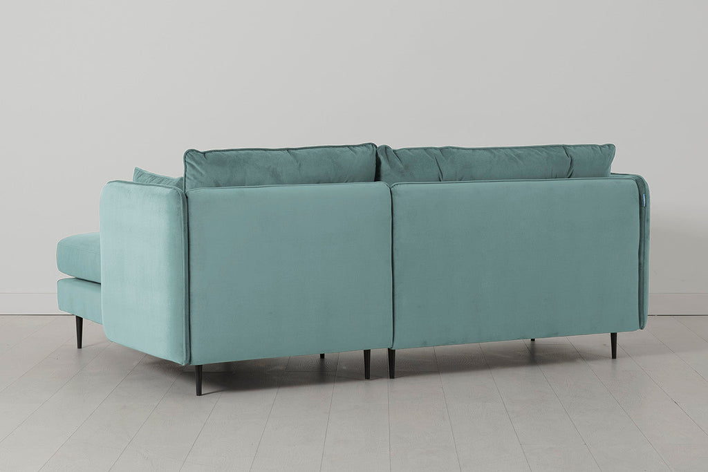 Modell 19 3-Sitzer Sofa mit Recamiere rechts, Airforce