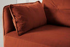 Modell 19 3-Sitzer Sofa, Ziegelrot