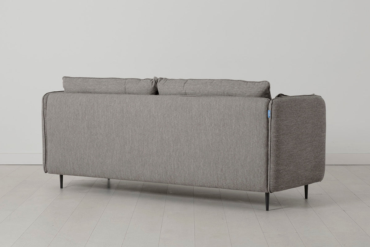 Modell 19 Dreisitzer-Sofa mit Ottomane, Shadow