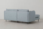 Modell 19 3-Sitzer Sofa mit linker Chaiselongue, Seaglass