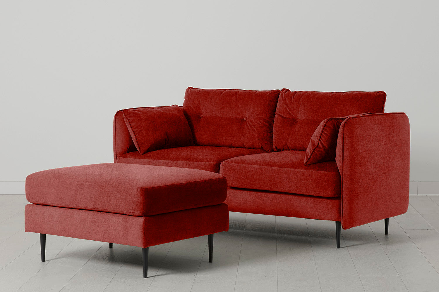 Modell 19 2-Sitzer-Sofa mit Ottomane, Harissa