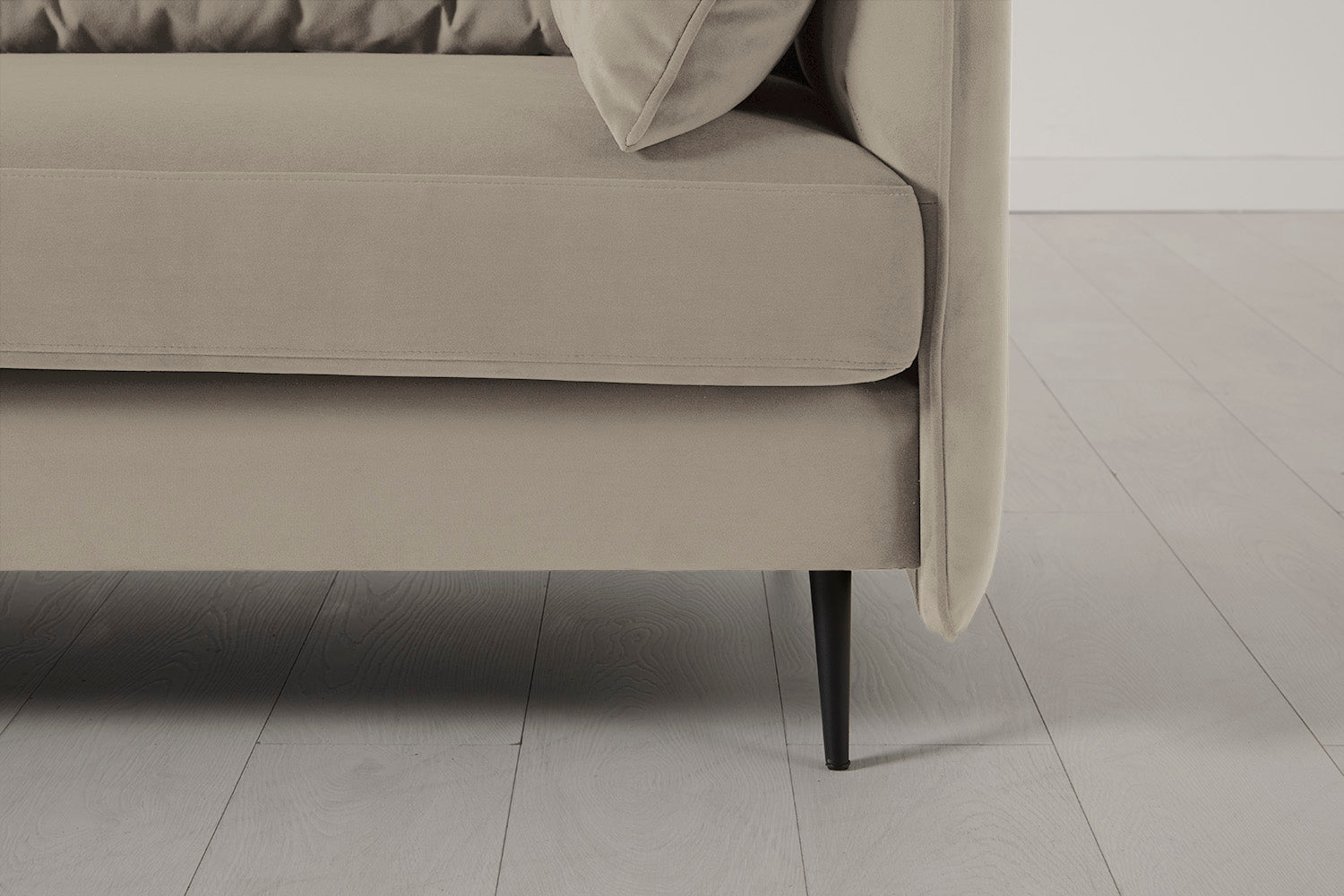 Modell 19 3-Sitzer Sofa mit linker Chaiselongue, Bone