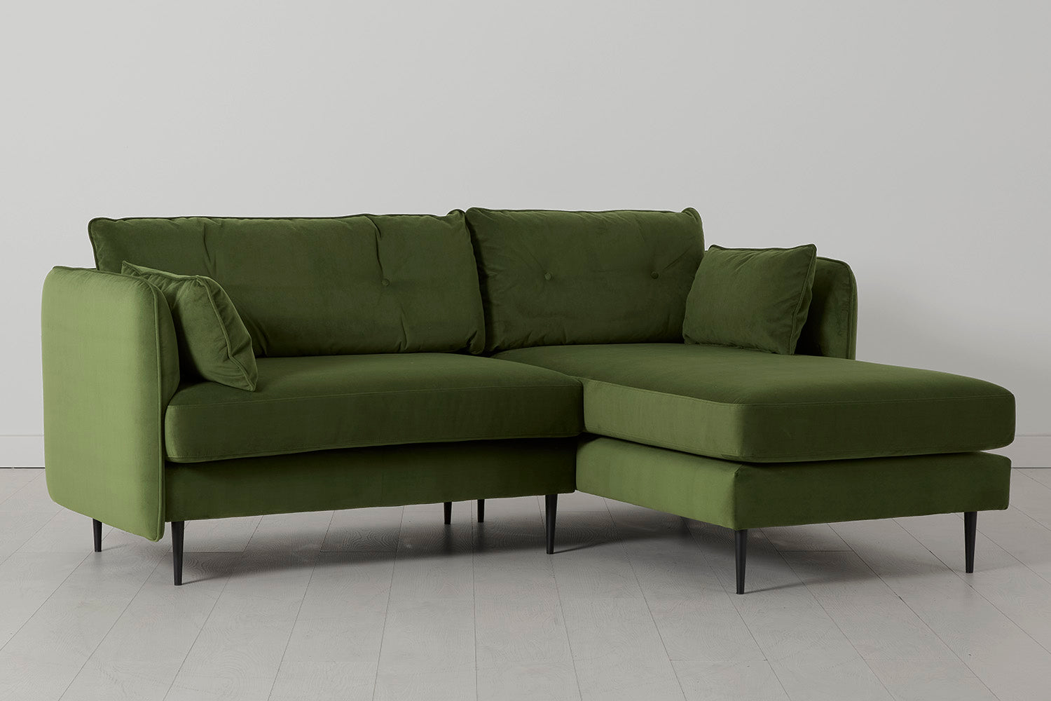 Modell 19 3-Sitzer Sofa mit rechter Chaiselongue, Vine