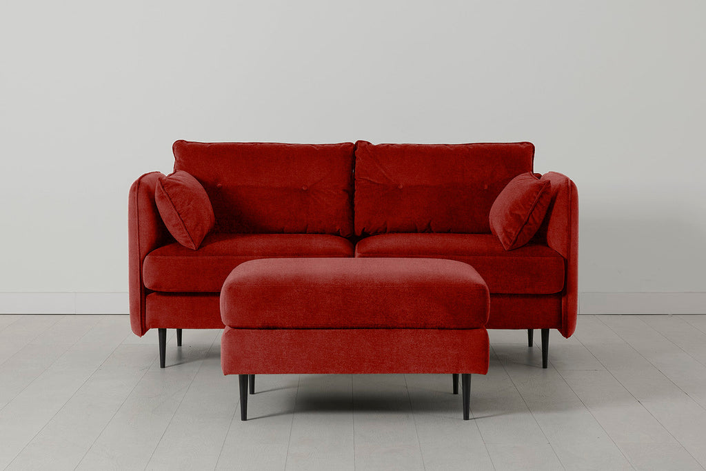 Modell 19 2-Sitzer-Sofa mit Ottomane, Harissa