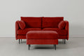 Modell 19 2-Sitzer-Sofa mit Ottomane, Harissa
