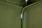 Modell 19 3-Sitzer Sofa mit linker Chaiselongue, Vine
