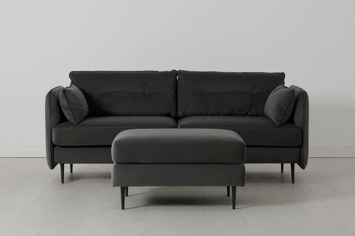 Modell 19 3-Sitzer-Sofa, Anthrazit