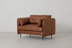 Modell 19 Zweisitzer-Sofa, Kastanie