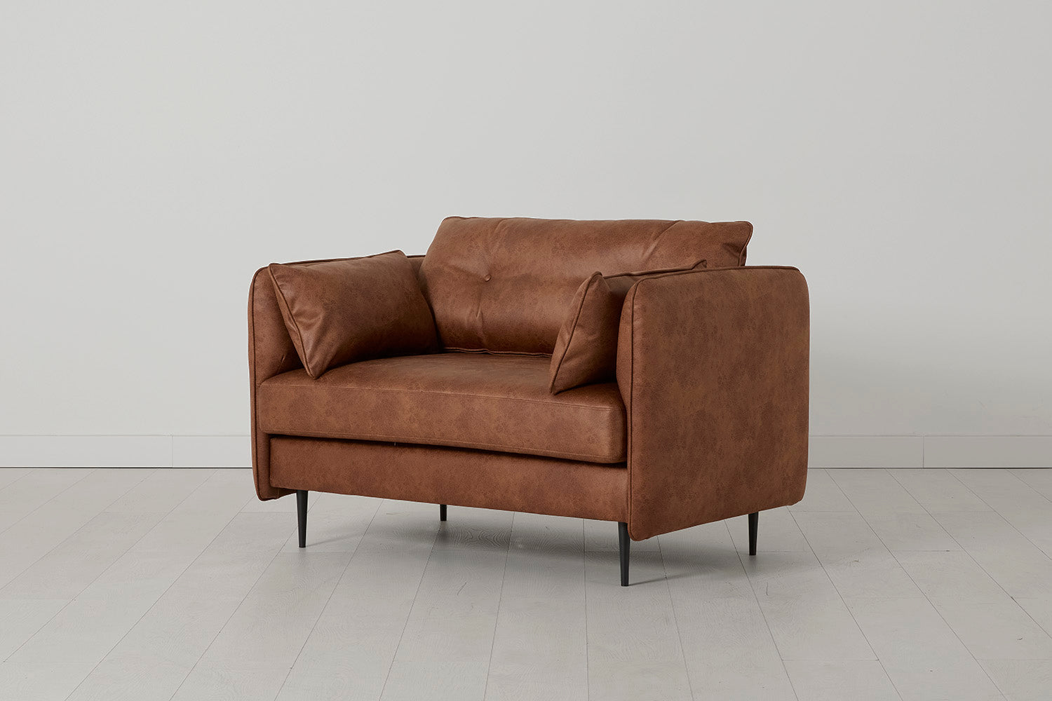 Modell 19 Zweisitzer-Sofa, Kastanie