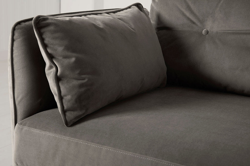 Modell 19 3-Sitzer Sofa mit linker Chaiselongue, Elefant