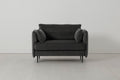 Modell 19 Zweisitzer-Sofa, Anthrazit