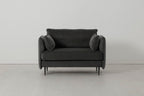 Modell 19 Zweisitzer-Sofa, Anthrazit