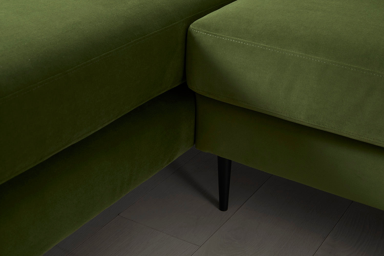 Modell 19 3-Sitzer Sofa mit linker Chaiselongue, Vine