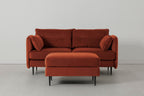 Modell 19 2-Sitzer Sofa mit Ottoman