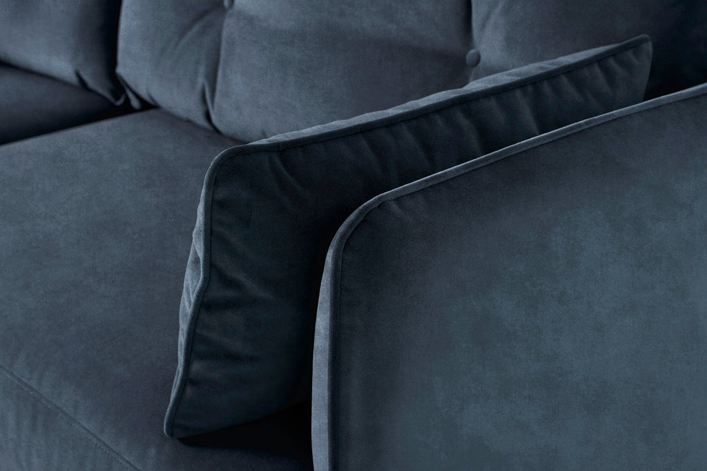 Modell 19 3-Sitzer Sofa mit rechter Chaiselongue, Ocean