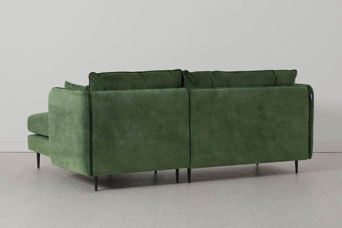 Modell 19 3-Sitzer Sofa mit rechter Chaiselongue, Conifer