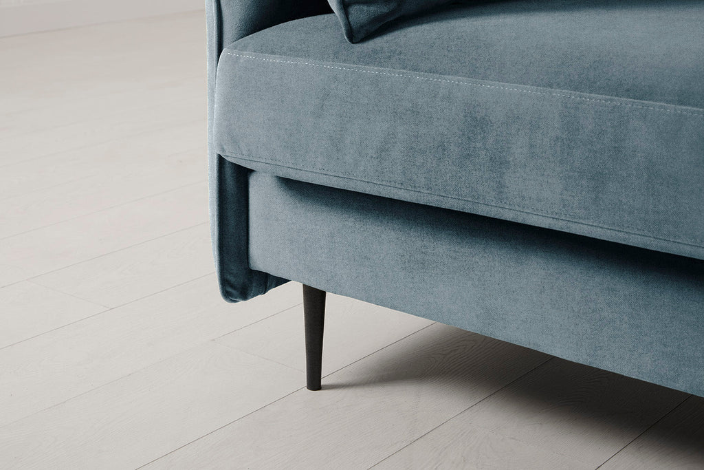 Modell 19 3-Sitzer Sofa mit Ottomane, Hydro