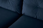 Modell 19 2-Sitzer Sofa mit Ottoman, Indigo