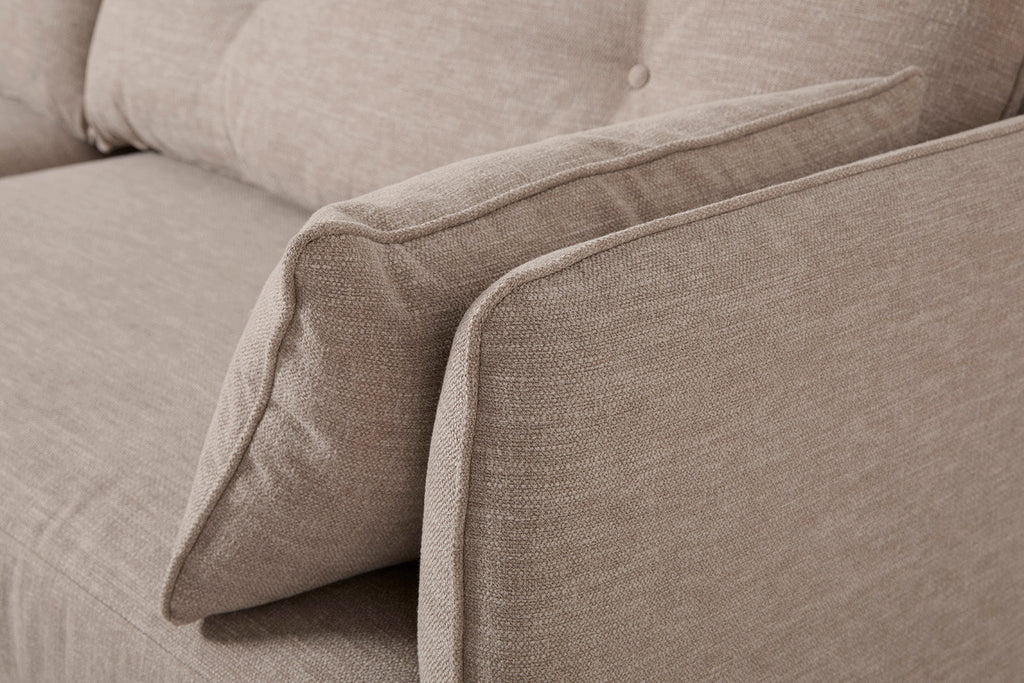 Modell 19 3-Sitzer Sofa mit rechter Chaise, Pumice